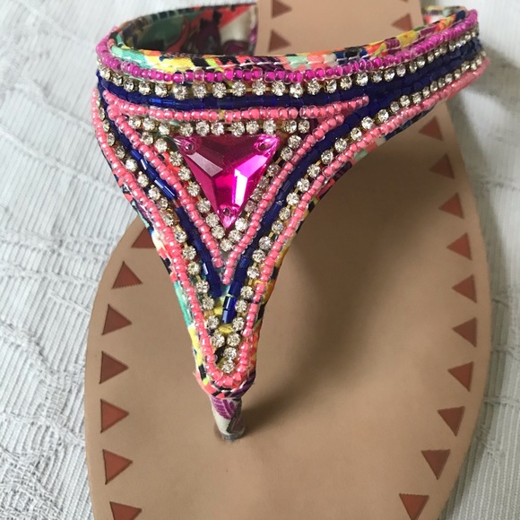 Gianni Bini jeweled sandals - Picture 5 of 8